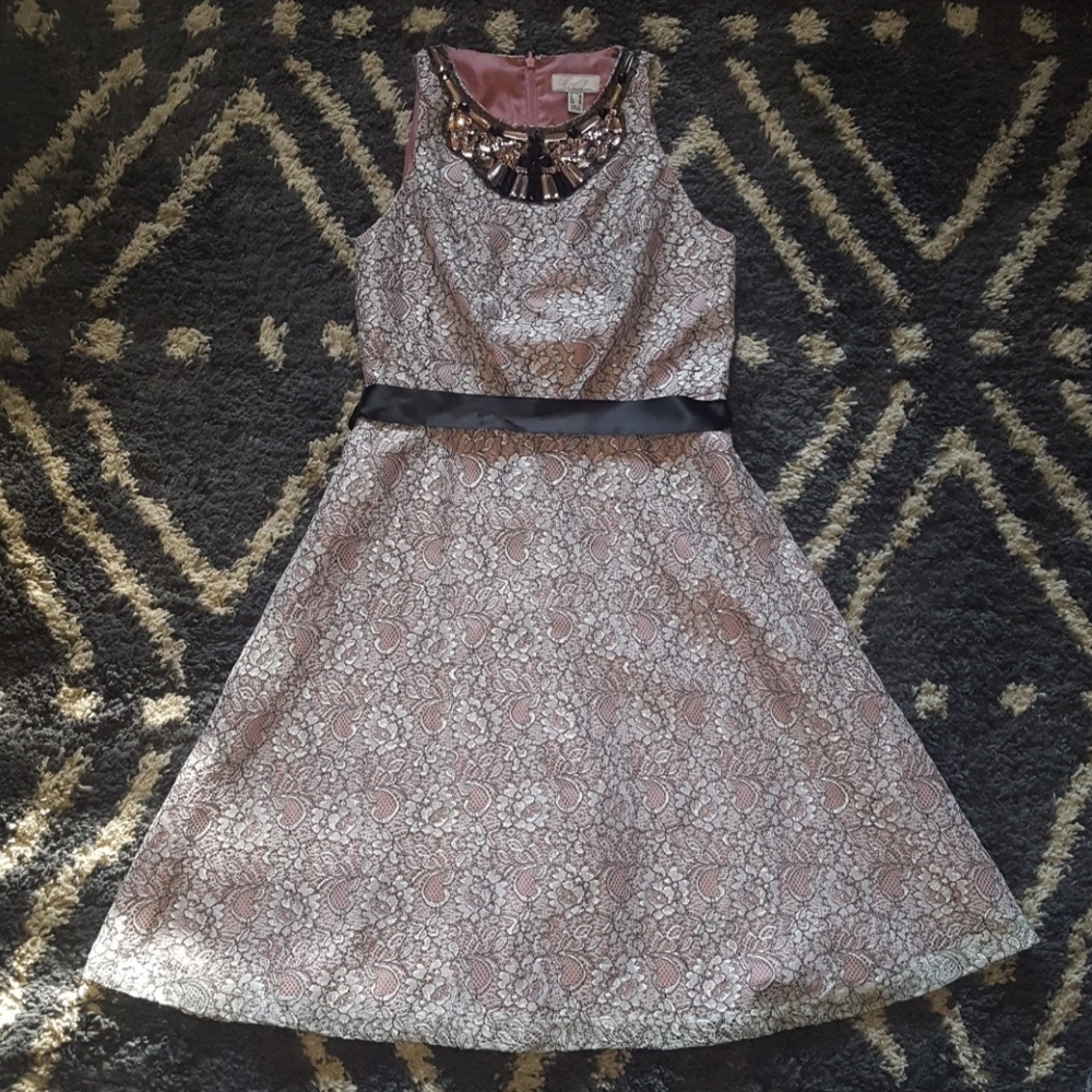 Pink Lace Dress Perfect for a Wedding